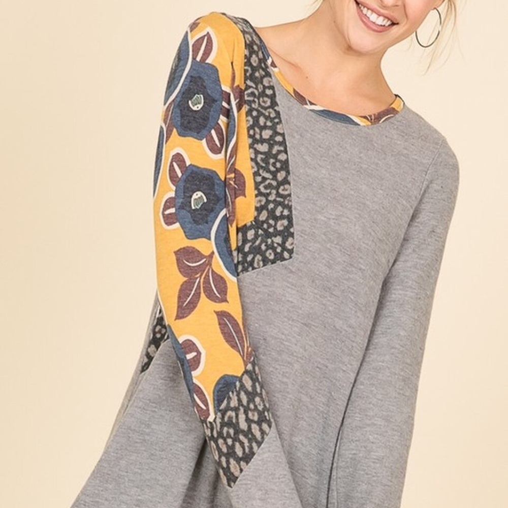 PRINT MIX & MATCH TOP - Picture 2 of 4